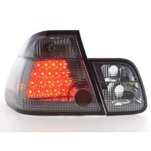 GAUCHE & DROIT DEL pour BMW e46 99-03 Verre Transparent Rouge-Noir 97i Feux Arrières SET GAUCHE & DROIT DEL pour BMW e46 99-03 Verre Transparent Rouge-Noir 97i Feux Arrières SET