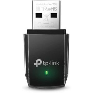 CLE WIFI - 3G TP-Link Clé WiFi Puissante AC1300 Mbps, adaptateur USB wifi, dongle wifi, USB 3.0 Double Bande, 2.4G / 5GHz, MU-MIMO, compatible