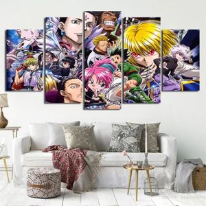 Aehoor Modern Art 5 Pièces/Set HD Anime Peinture Toile Murale