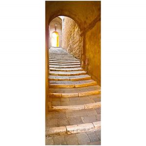 Chambre 204 X 83 Cm Decoration Pour Porte Cuisine Salle De Bain Sticker Porte Effet 3d Salon New York Autocollant Trompe LÅil Pour Porte Style Papier Peint Pour Les Murs Stickers Porte