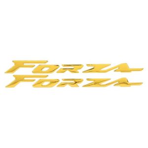 Logos Noirs Honda Forza 125 16-18 Forza 300 18-19 Bande Blanche