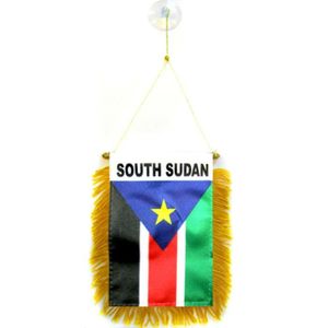 GUIRLANDE NON LUMINEUSE Fanion Soudan du Sud 15x10cm - sud soudanais Spéci