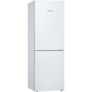 RÉFRIGÉRATEUR CLASSIQUE BOSCH KGV33VWEAS - Réfrigérateur congélateur bas - 286L (192+94) - Froid brassé low frost - L 60cm x H 176cm - Blanc