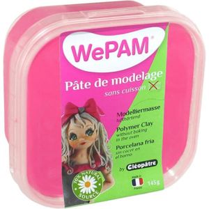 JEU DE PÂTE À MODELER Cleopatre Wepam Pâte De Modelage Froide 145 G Rose