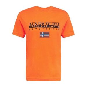 Tee shirt discount homme orange fluo