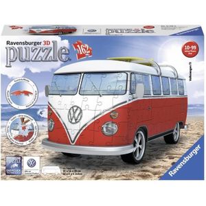 RAVENSBURGER - 12516 - Puzzle 3D Surfer Edition Volkswagen Combi T1 162 pcs RAVENSBURGER - 12516 - Puzzle 3D Surfer Edition Volkswagen Combi T1 162 pcs