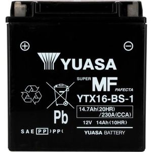 BATTERIE VÉHICULE YUASA-812166 - Batterie YTX16BS1