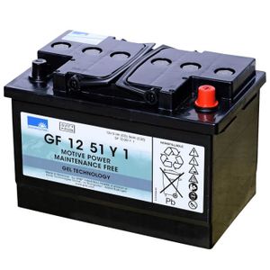 BATTERIE VÉHICULE Sonnenschein Batterie au Gel GF 12 051 Y 1 GEL 51Ah