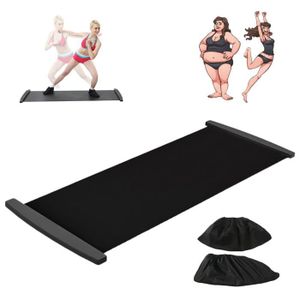 Noir Verrouillage Tapis Yoga Exercice Gym Fitness Gymnastique en Mousse Souple Tapis de sol 