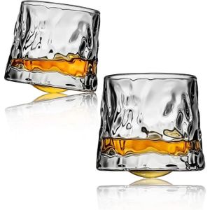 Verre à cocktail Lot De 2 Verre À Whisky En Cristal-Crystal Wedge G