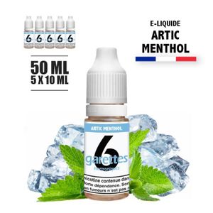 Liquide menthol 6 mg