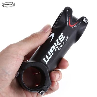 Wake Potence De VéLo 31.8mm En Alliage D'Aluminium Courte pour VéLo De Montagne, Potence De Guidon De VéLo LéGèRe pour VTT, BMX, VéLo De Route, VéLo De Descente, Facile à Installer, Rouge