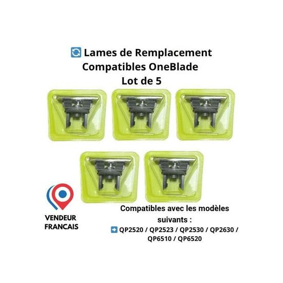 Kit 5 Têtes De Rechange Pour Rasoir électrique - Lames Flottantes 5D - Neuf