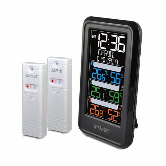 La Crosse Technology - WSTXEM03-TH Capteur thermomètre/hygromètre multi canal pour la station SW403 - Blanc