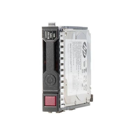 Disque Dur HPE 1.2 To SAS 12Gb/s - 2.5" SFF, 10k Tours/min, échangeable à Chaud, Avec Smart Carrier - 8