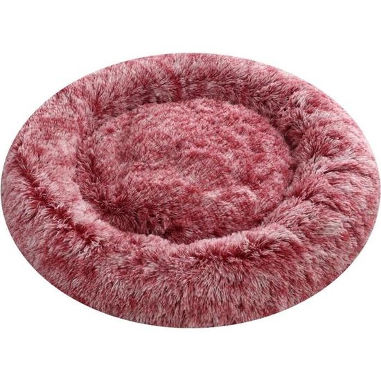 Pawk Panier Rond En Fourrure Synthétique Lavable Avec Housse