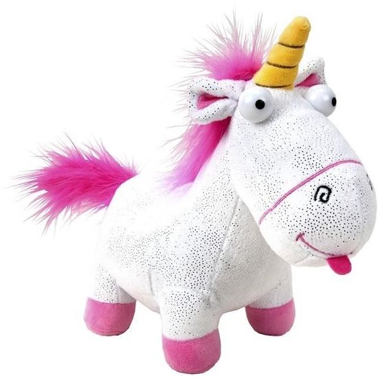 FP Licorne Minion Peluche Agnes Moi Moche et mechant Licorne paillettee 60 cm Cdiscount Jeux Jouets