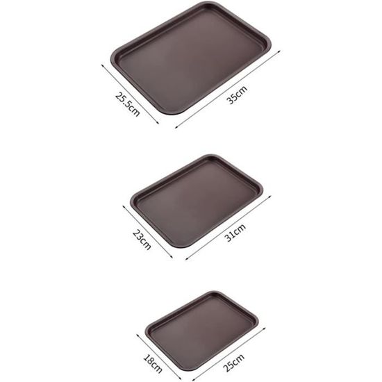 Set De Sous-Plateaux Ovales Et De Dessous De Verre - Matt
