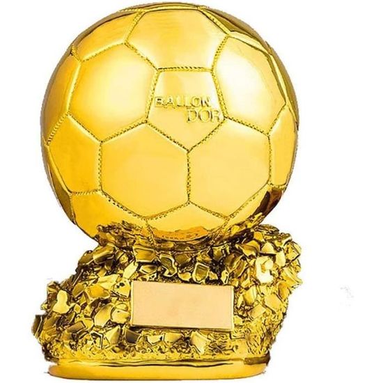 Trophée d'or troph trophée ballon d'or du football sportif, impression  gratuite sur mesure - Cdiscount