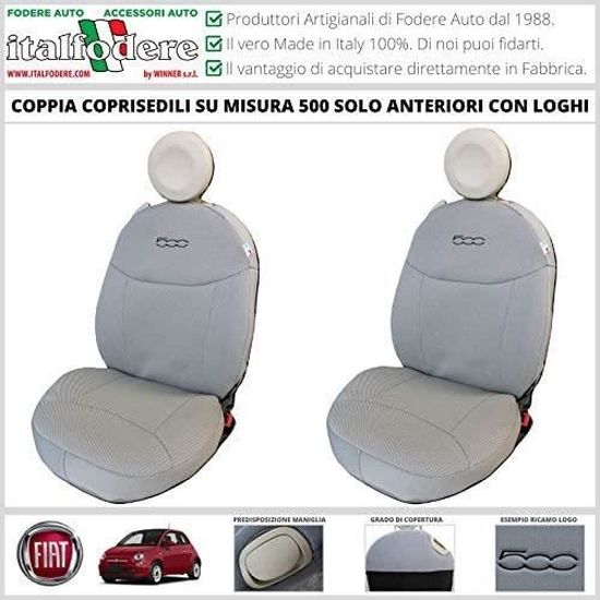 Housses De Siège Avant Imperméables Pour Citroën Berlingo Van - Paire - Noir - Protection Anti-Taches