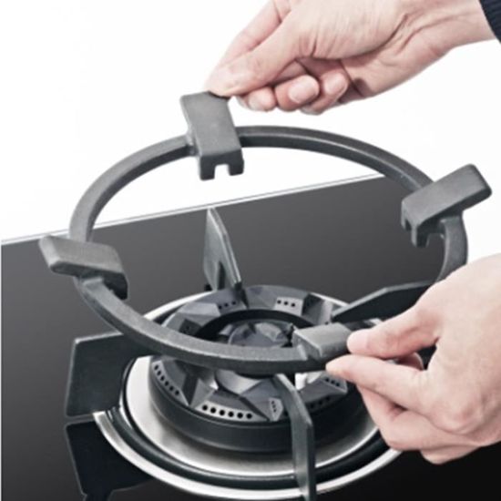 Fond Rond Support antidérapant étagère Support de Table de Cuisson pour cuisinière cuisinière XQK Anneau de Support Universel pour Wok en Fonte Fournitures de Cuisine 