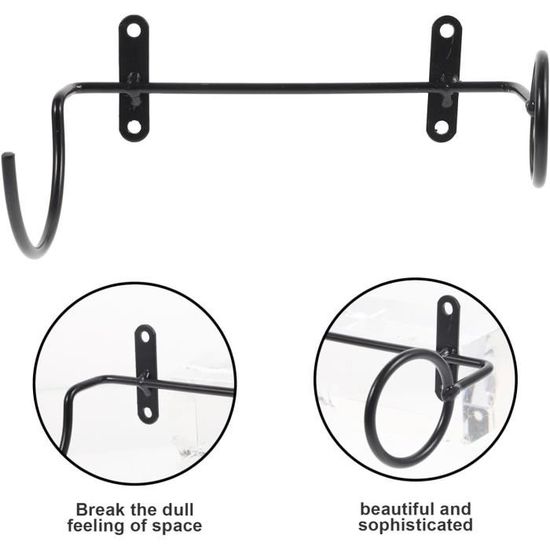 Lot De 6 Casiers à Vin Muraux Avec Vis, Casier à Vin Suspendu En Metal~p140111876