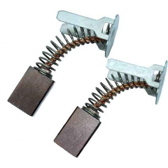 Paire Balais Charbon 5x8x15,5 Mm Pour Perceuse BOSCH GSB 18-2 RE – Avec Câbles, Connecteurs & Ressorts – Remplacement Origine