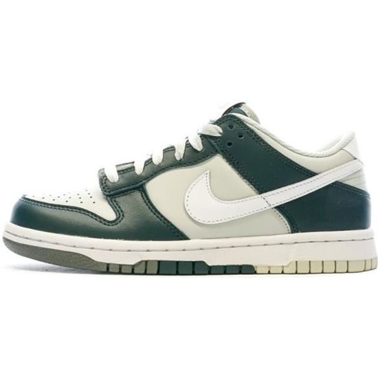 Baskets Nike Dunk Low Vert Junior Green Cdiscount Chaussures