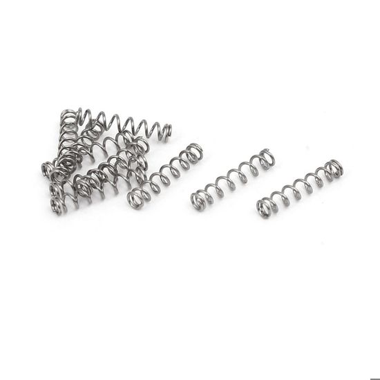20 Ressorts De Compression Inox 304 - 1mm X 7mm X 30mm - Parfait Pour Bricolage