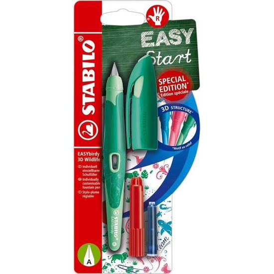 STABILO stilografica EASYbirdy pennino mancino A blu