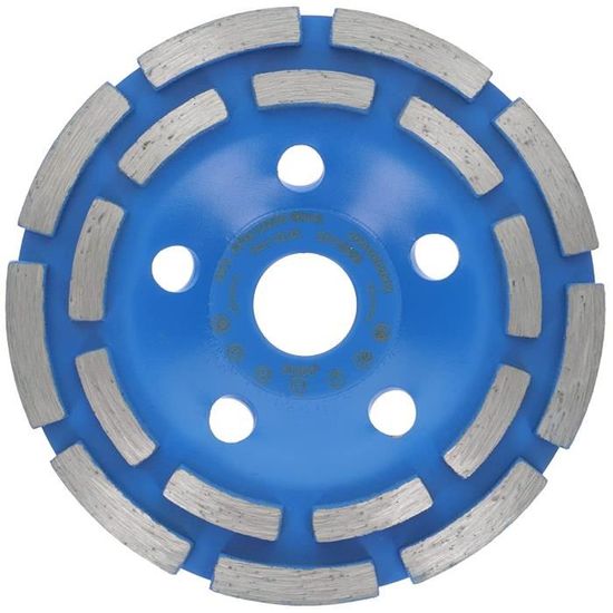 PRODIAMANT Premium Mola Abrasiva Diamantata SuperFinish 125 Mm – Disco A Tazza Universale Per Calcestruzzo E Pietra