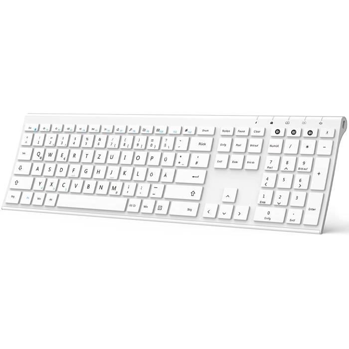 Clavier Sans Fil Bluetooth TECURS 3 Canaux - AZERTY, Neuf Sous Emballage