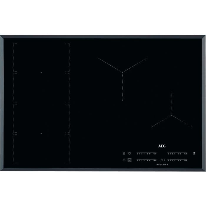 AEG IKE84471FB, Intégré, Plaque avec zone à induction, Noir, 2800 W, Rond, 18 cm