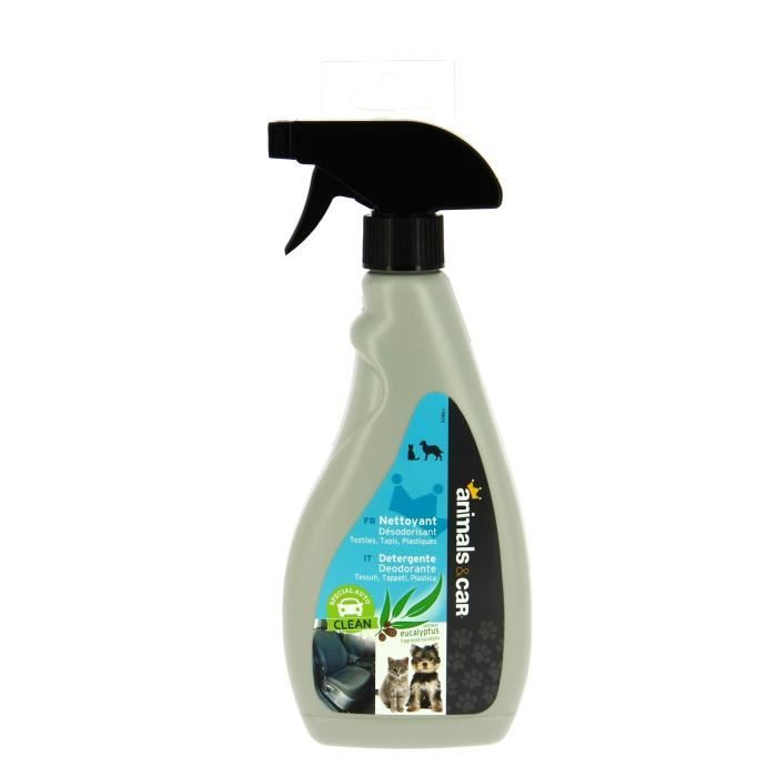 ANIMALS&CAR Nettoyant & désodorisant Eucalyptus - 500 ml