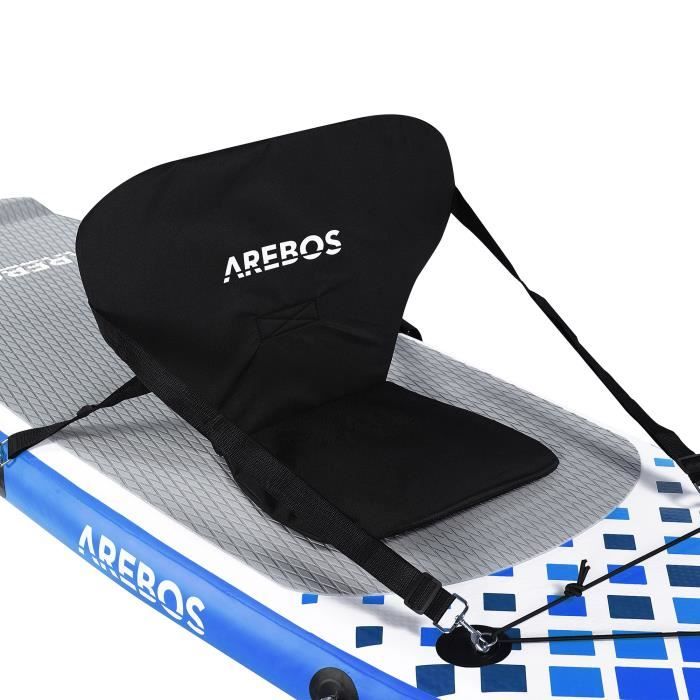 AREBOS Siège de Kayak pour SUP Board Stand Up Paddle Surfboard Top Comfort