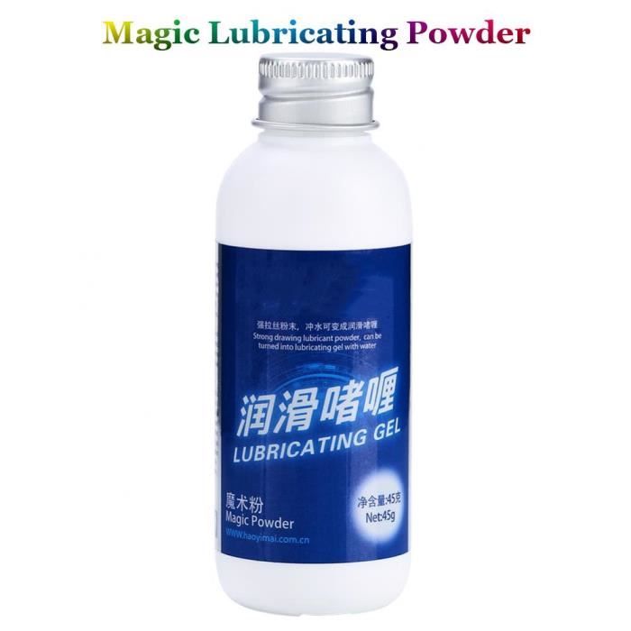 Gel lubrifiant de poudre magique se mélangeant à de l'eau pour le produit de sexe lubrifiant anal de sein vaginal-KOA