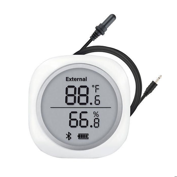 Thermomètre d'aquarium numérique pour aquarium, Inkbird IBS-TH1 PLUS moniteur de température et d'humidité, avec pour Terrarium,Cave