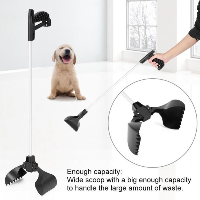 Pelle Ramasse Crottes pour Chiens- Pince excréments pour Chien Outil de ramassage facile HB020 Rentable