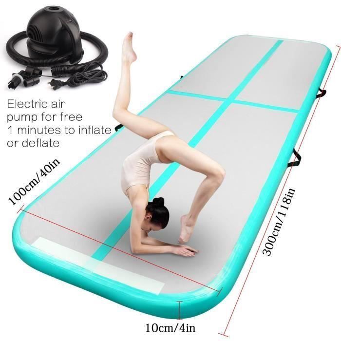 Livraison Gratuite 3 M Gonflable Gymnastique Matelas Gym Roller Air Piste Plancher Rouleau Air Adulte Tapis