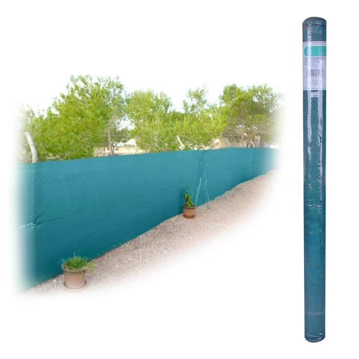 CLOTURE JARDIN TOILE 5M OCCULTATION OCCULTANT VUE