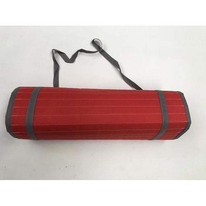 Matelas Plage Enroulable rouge