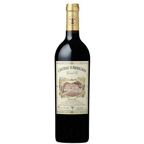 Grand Vin 2012 du Château d'Arricaud - 75cl - Graves rouge - Bordeaux