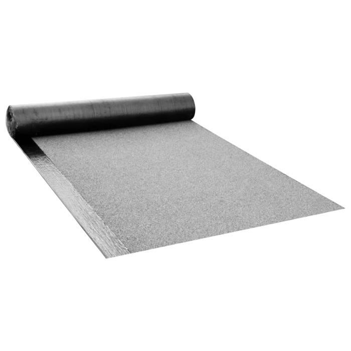 Feutre de toiture en bitume V60 S4 1 rouleau 5 ㎡ Gris