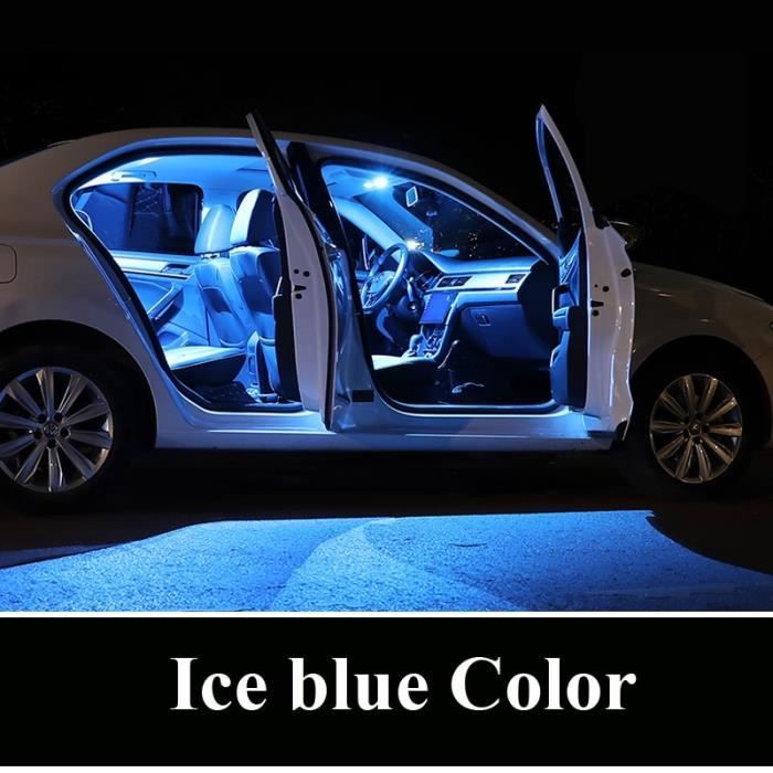 ice blue C W204 Sedan-17PC -Zoomsee – Kit d'éclairage intérieur de voiture, pour Mercedes Benz MB C E S M classe W202 W203 W204 W