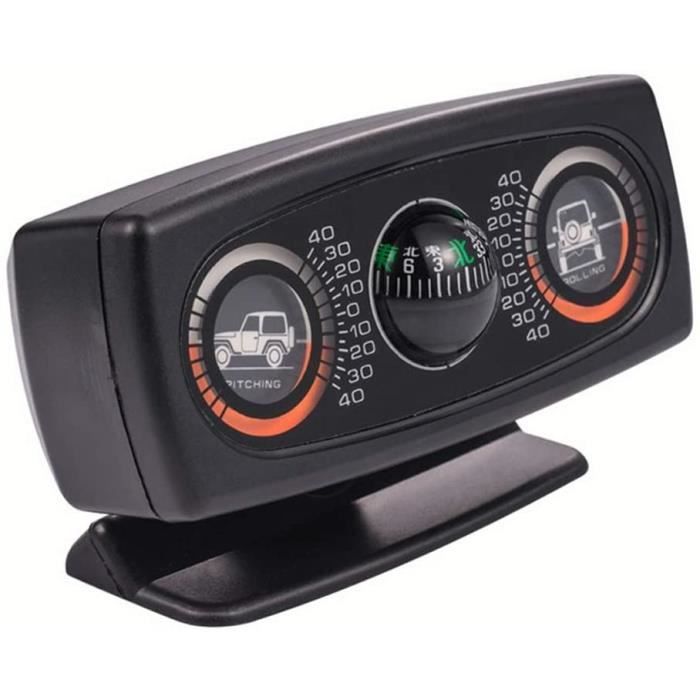 Compas de mesure Dinst Multifonction Boussole De Voiture Pente Mesurer Accessoires De Voiture Guide D'outils Niveau À Ba 307156