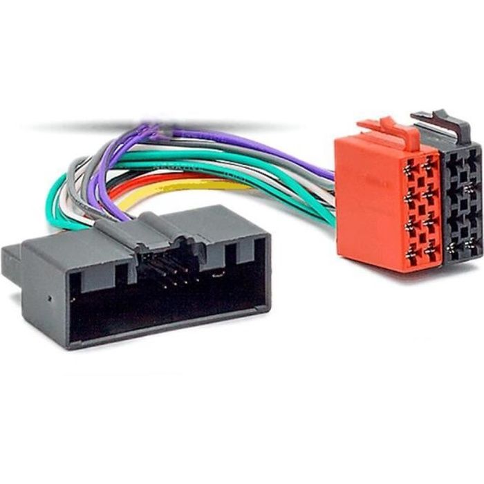 Pièces Auto,Câble d'adaptateur d'autoradio ISO Pour Ford Fiesta Fusion Focus Mondeo c max s max Transit Kuga
