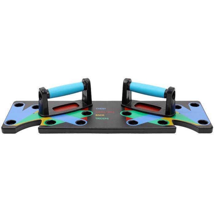 Ménage Multifonction Push Up Rack Board 9 Système Complet Fitness Exercice Workout Push-up Stands Body Building Training GYM