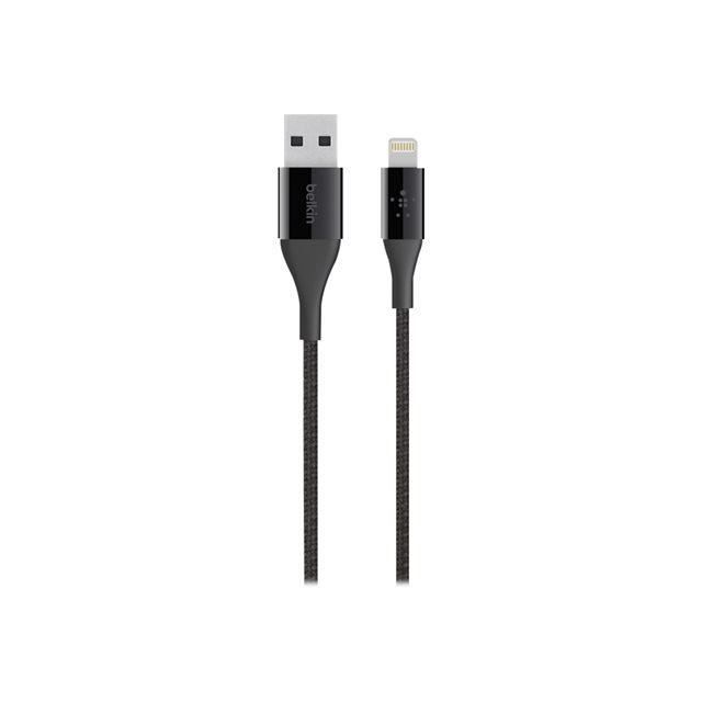 BELKIN Câble Lightning - USB (M) Pour Lightning (M) - 1.22 m - Blindé - Noir - Pour Apple iPad/iPhone/iPod (Lightning)
