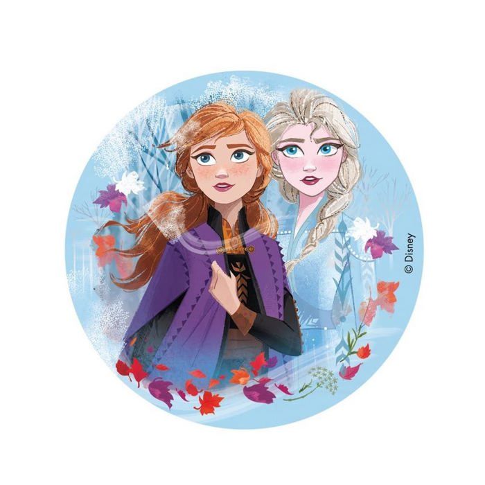 DISQUE EN SUCRE REINE DES NEIGES 16 CM