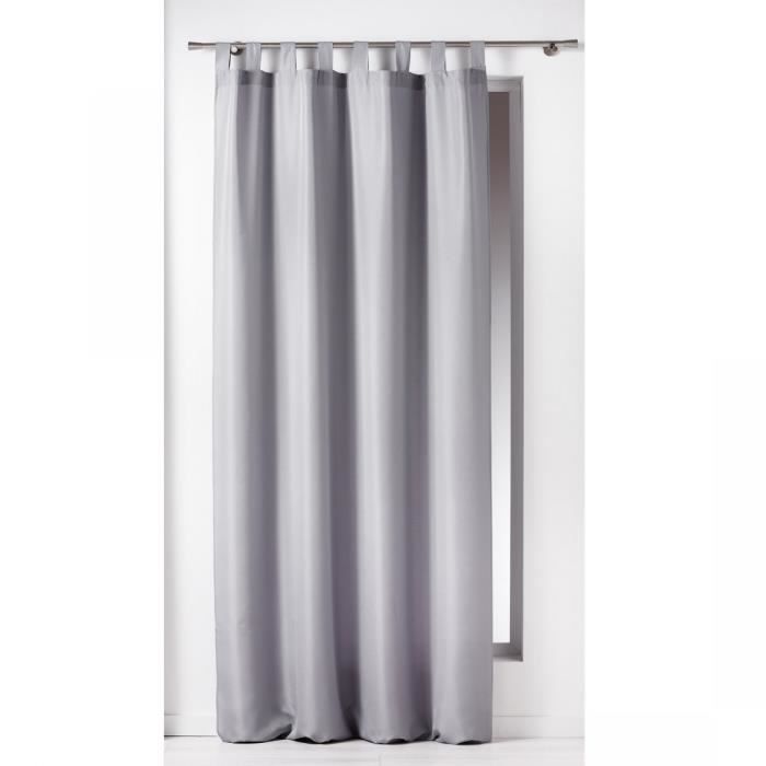Rideau passants 140x260 ESSENTIEL gris